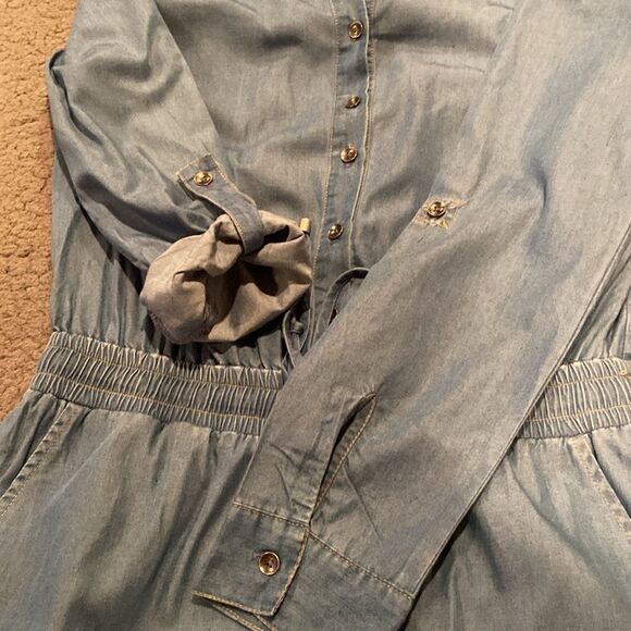 Morgan Claire Lightweight Romper Long Sleeves Size Small Junper - Picture 11 of 11